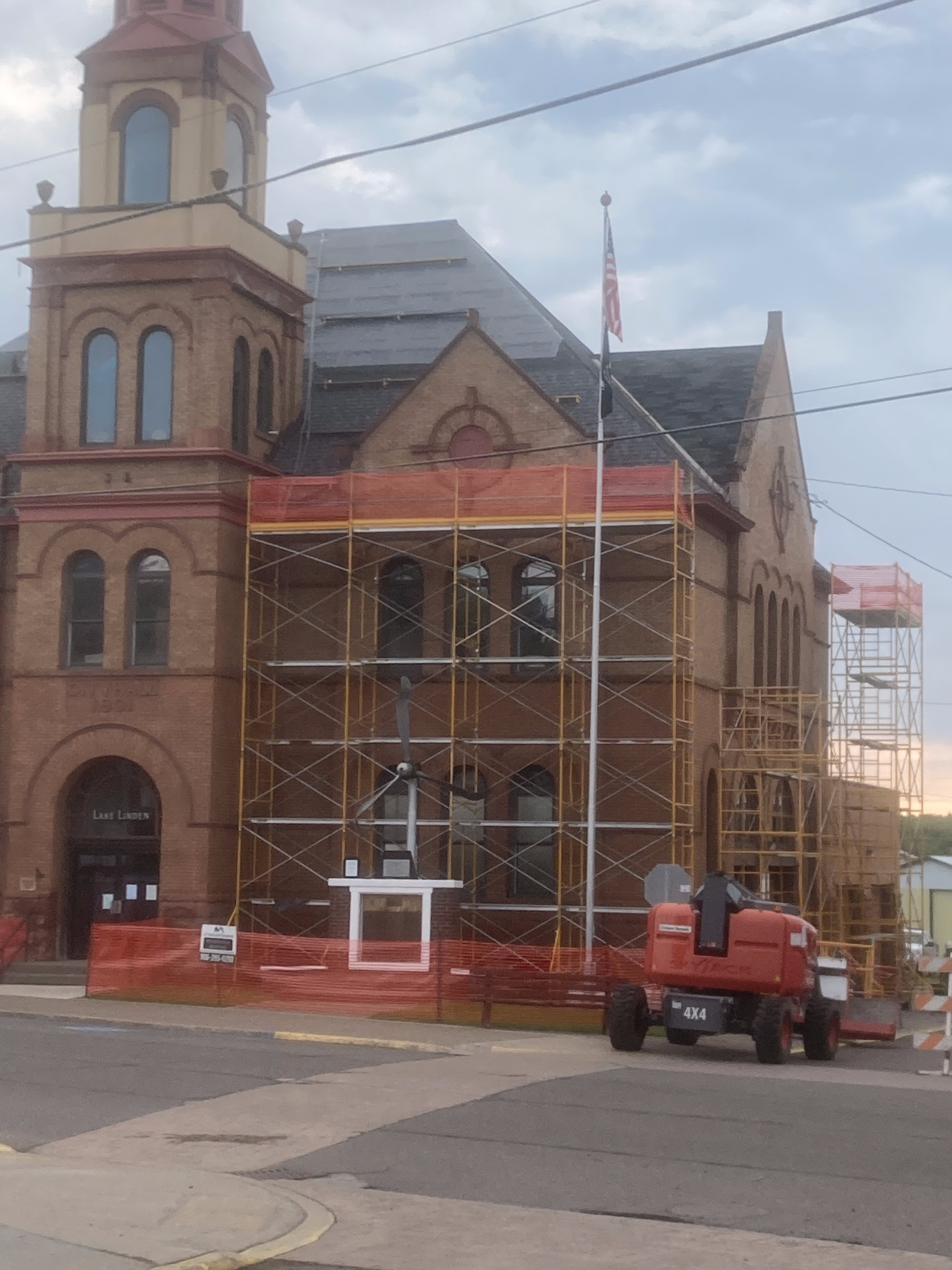 U.P. Building and Development roofing project