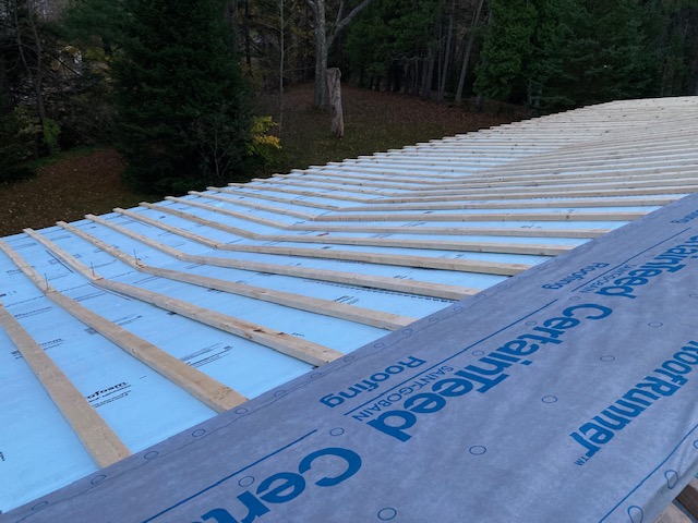 Roofing work